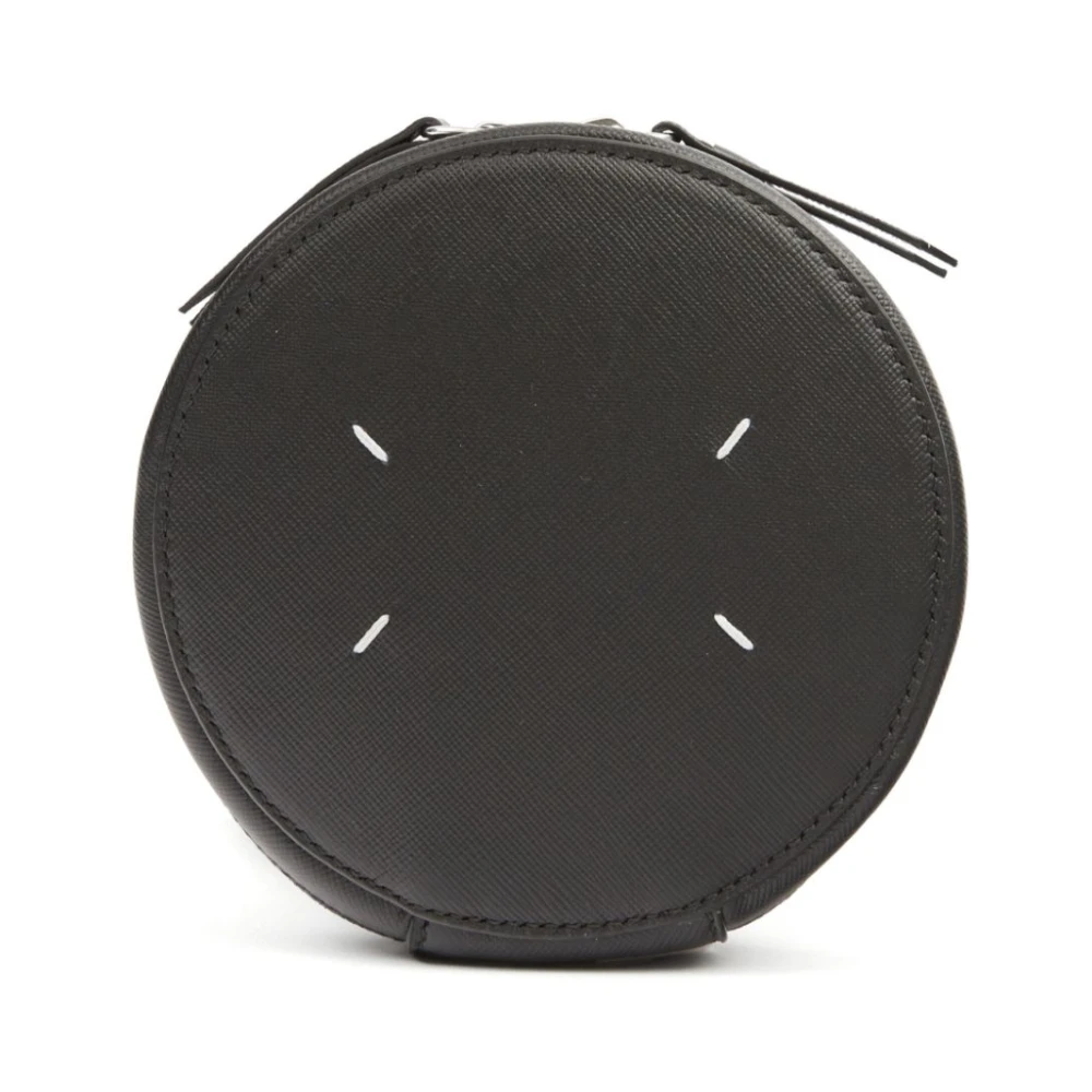 Maison Margiela Zwarte leren crossbody tas Black Dames