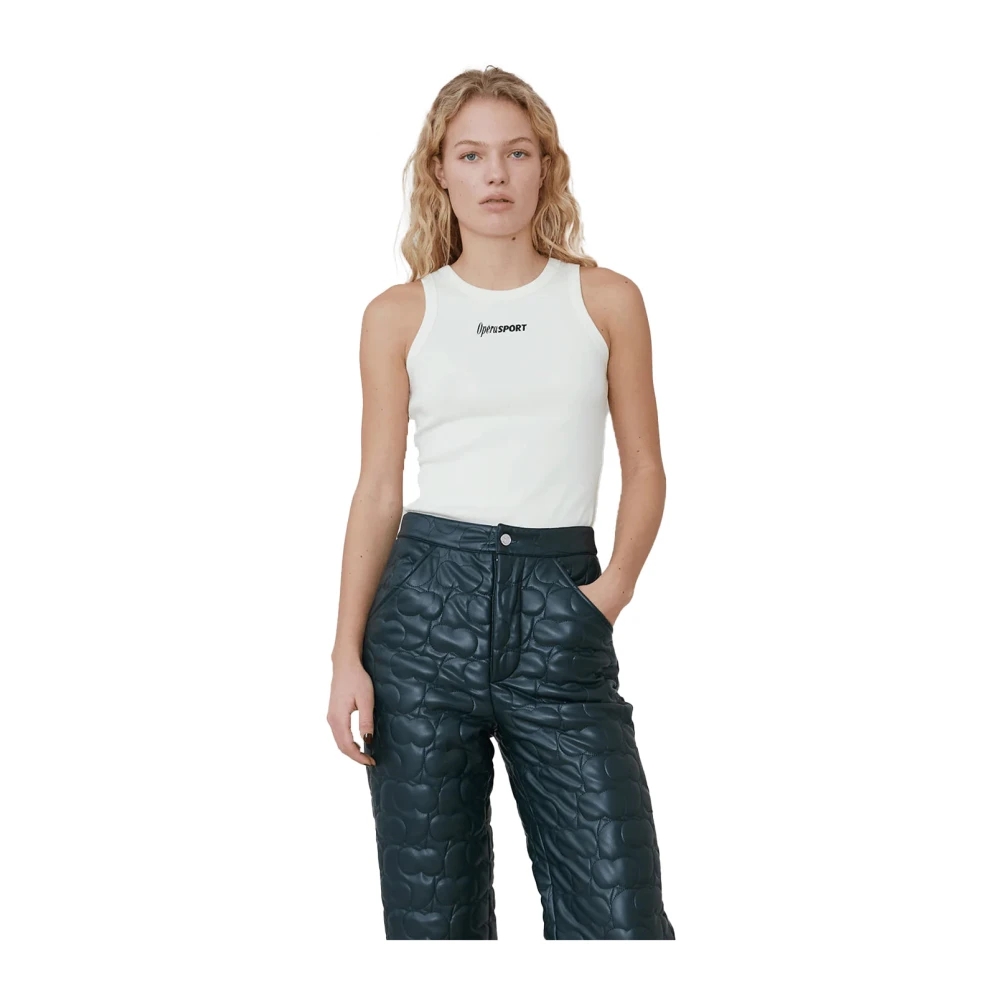 Opéra Sport Katoenen Tanktop White Dames