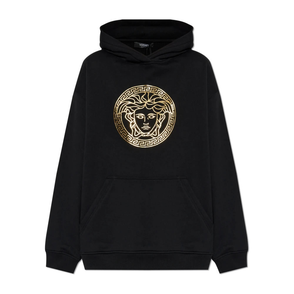 Versace Oversized hoodie Black Dames