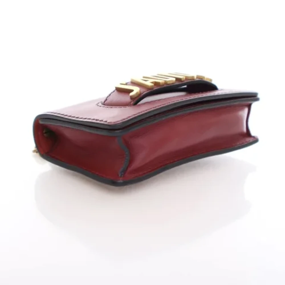 Dior Vintage Pre-owned Leather dior-bags Red Dames