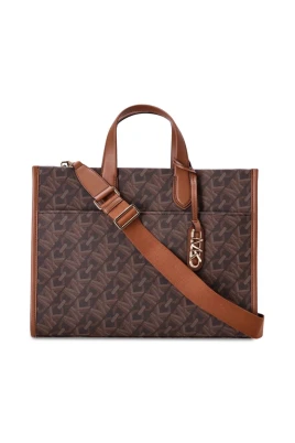Stor Michael Kors axelremsväska Empire Signature