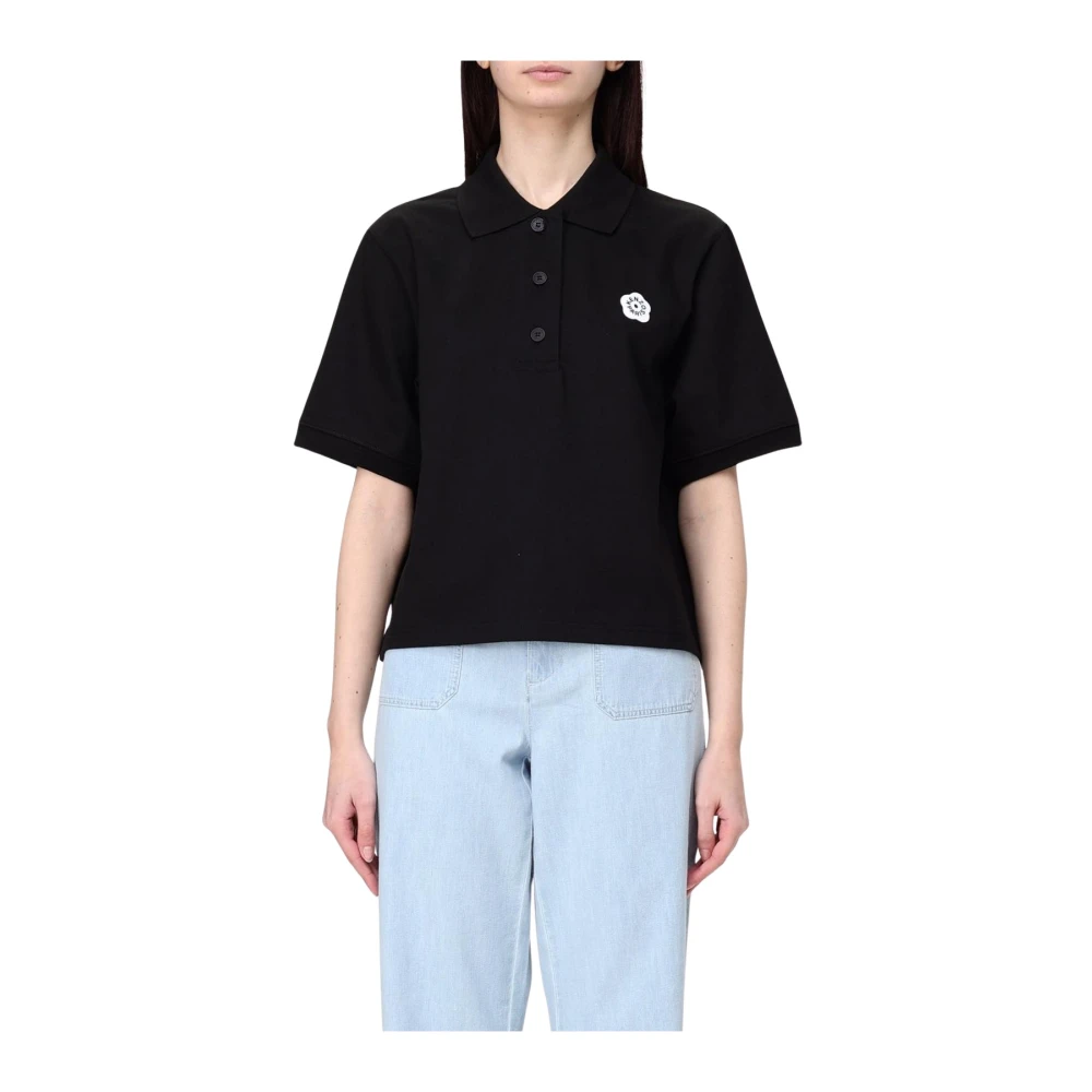 Kenzo Women's White Cotton Polo Shirt