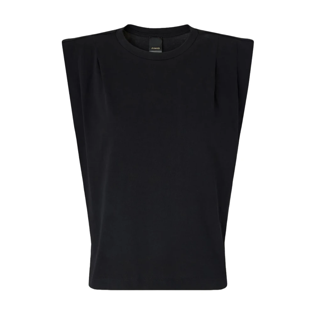 Pinko Women's Black Myranda Maglia Jersone - Sleeveless Tops - Xs - Tops