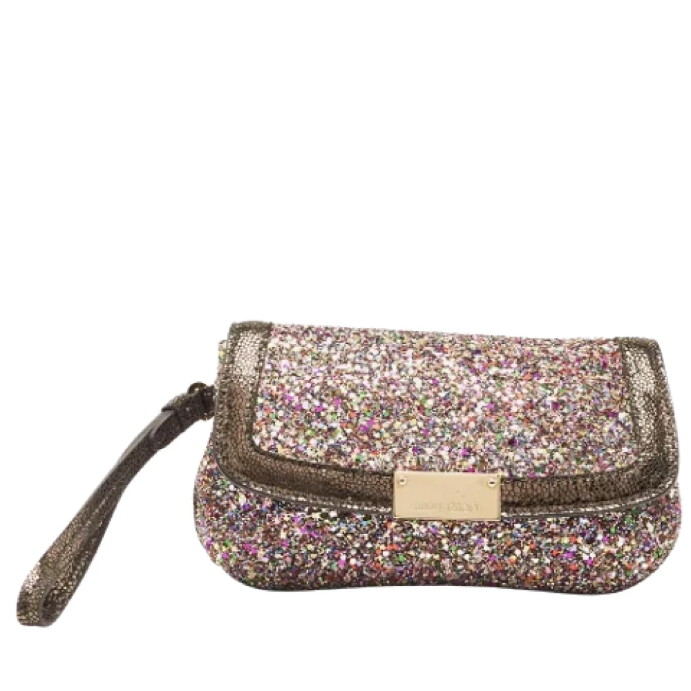 Jimmy Choo Pre-owned Leather pouches Multicolor Dames