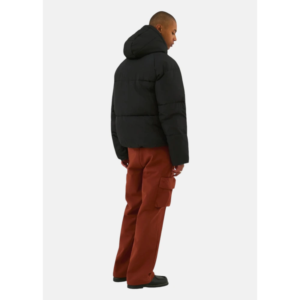 Arte Antwerp Zwarte Pufferjas met Afneembare Capuchon Black Heren