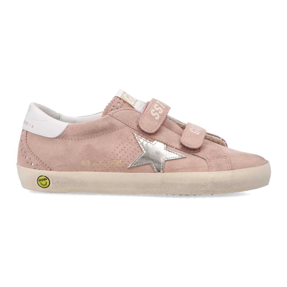 Golden Goose Old School Suede - Female - Kids Sneakers - Pink - 34 Eu - Kids