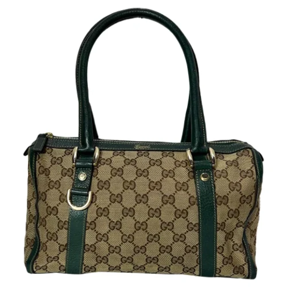 Gucci Vintage Pre-owned Canvas gucci-bags Brown Dames