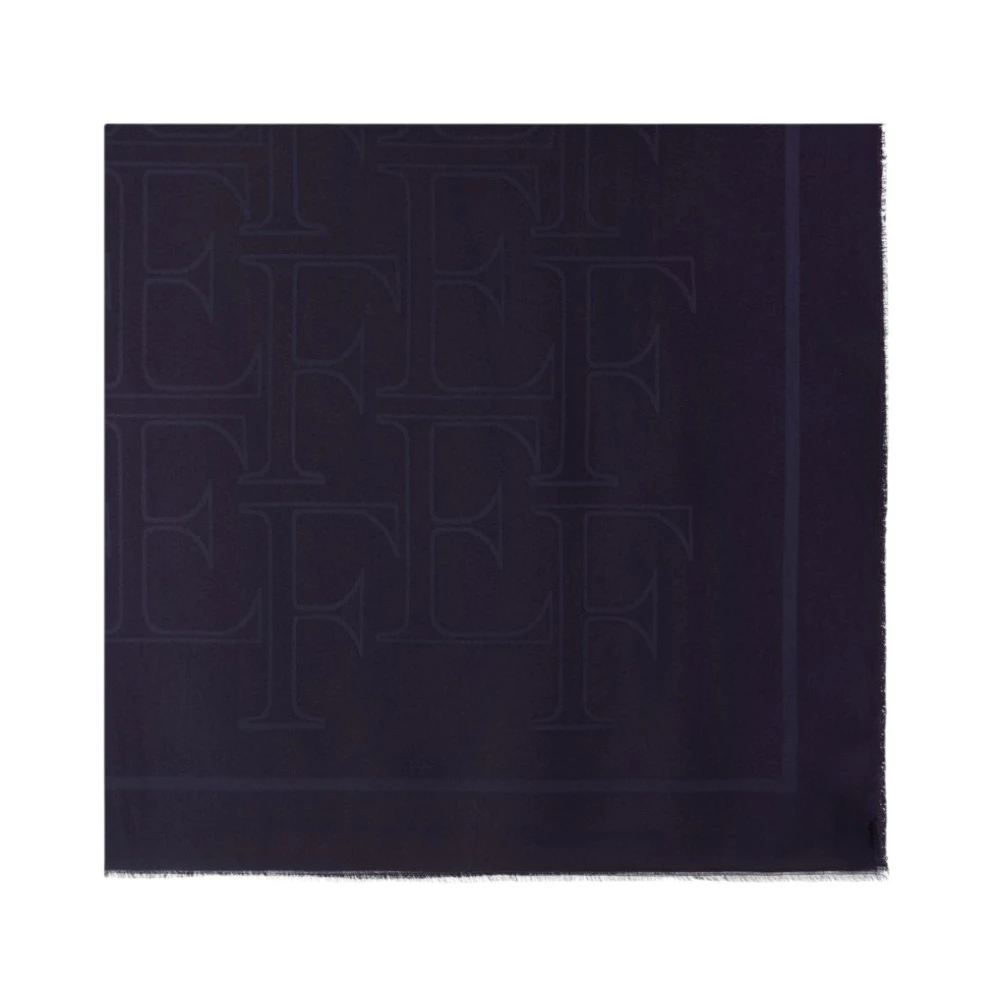 Elisabetta Franchi , Scarves, Female, Blue, One Size, Scarves - Image 3