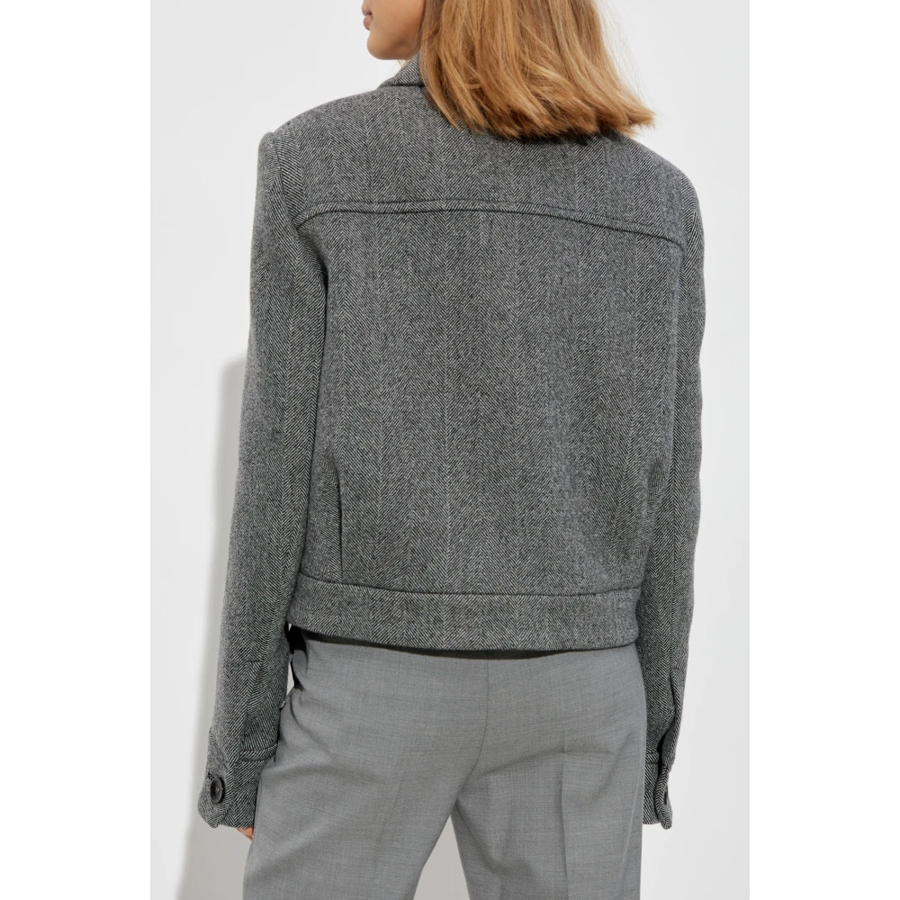 SPORTMAX Jas Francia Gray Dames