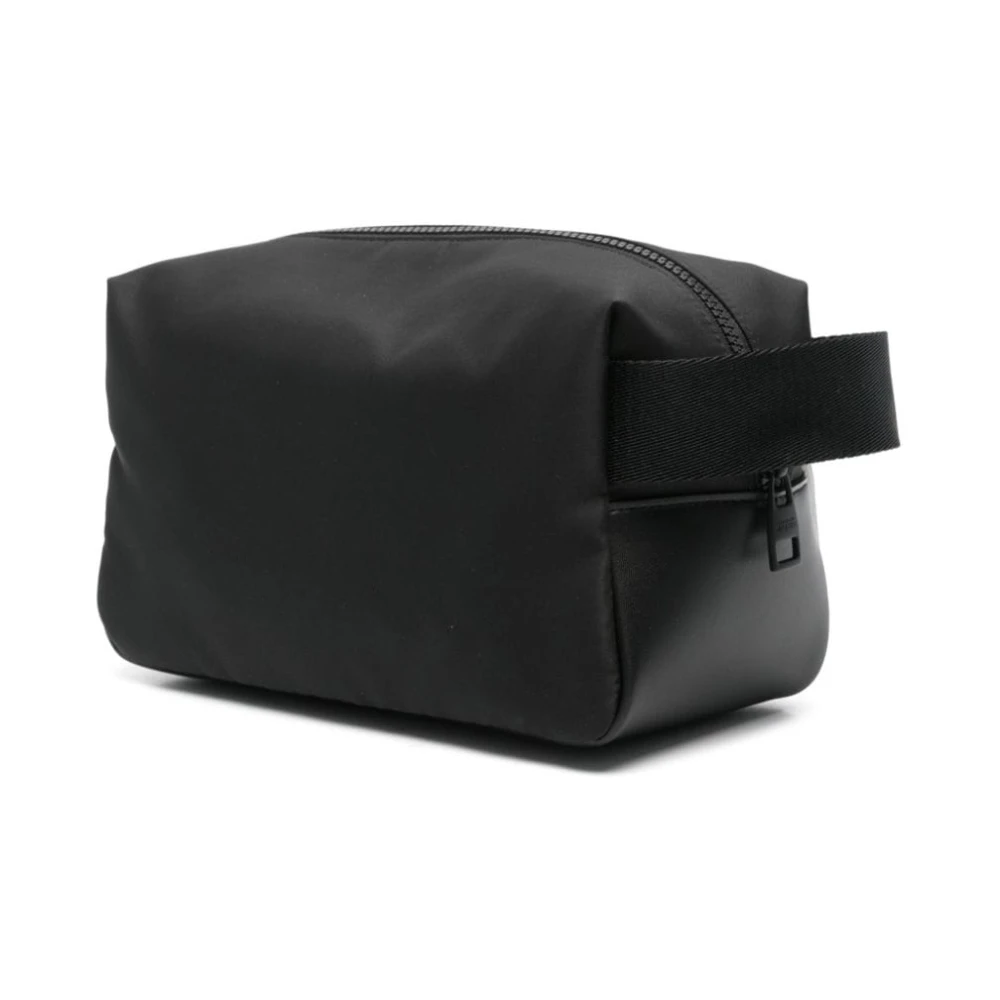 alexander mcqueen Zwarte Panelled Leren Tas Black Heren