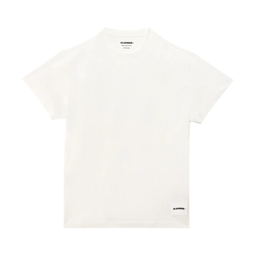 Jil Sander 3-Pack Wit T-shirt Set White Heren