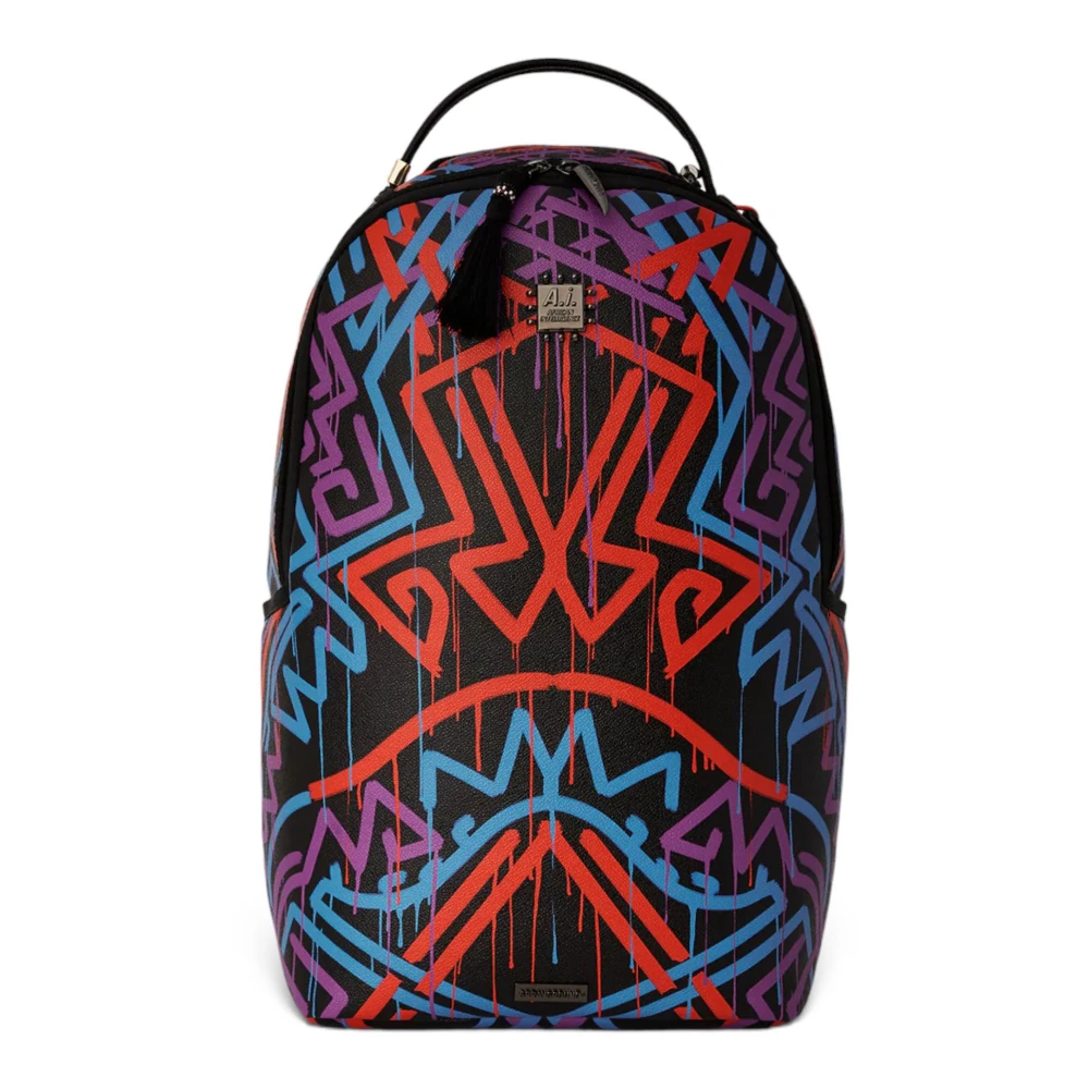 Sprayground Tribal Mönstrad Ryggsäck i Multi Multicolor, Herr