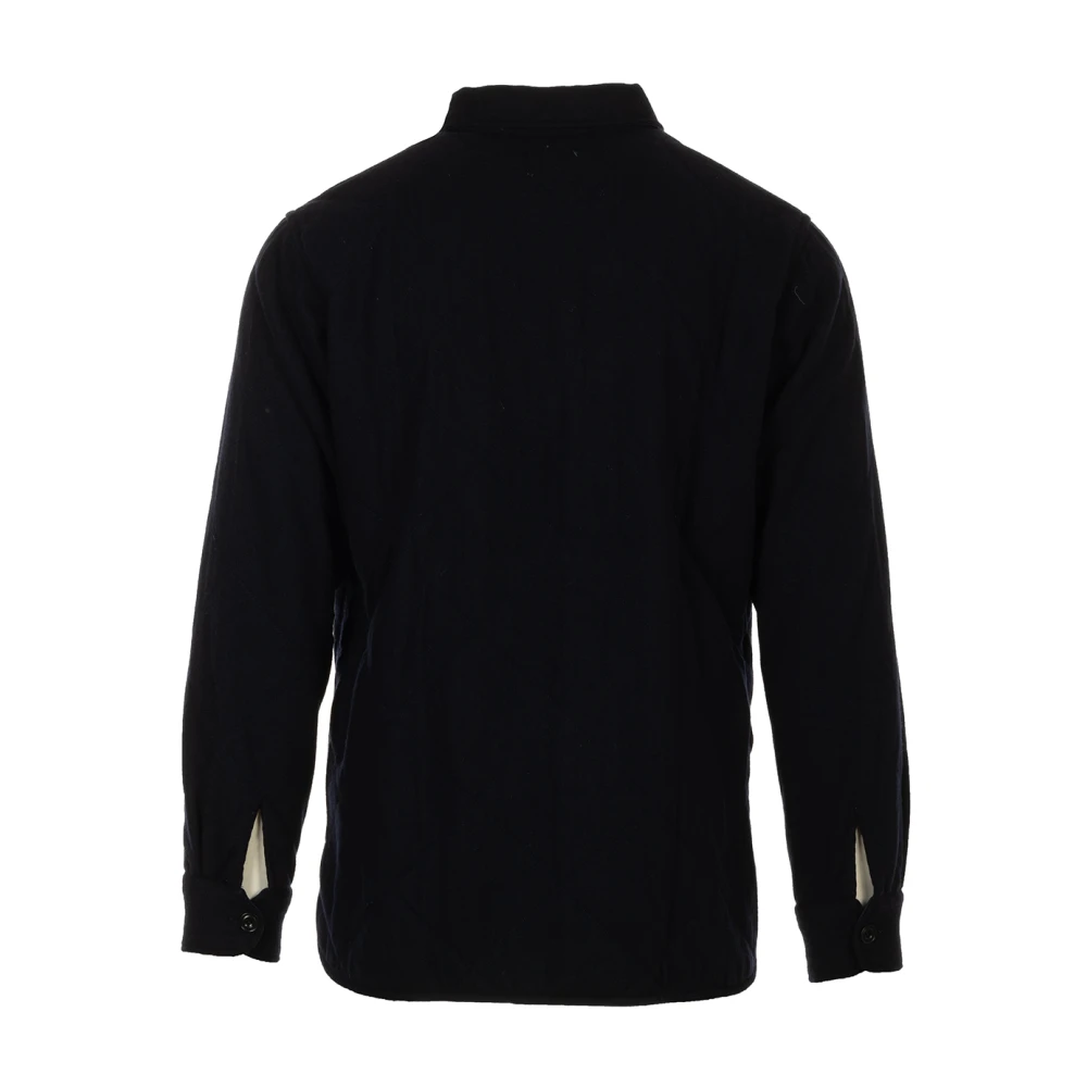 Hartford Blauw Geweven Shirt Peter Blue Heren