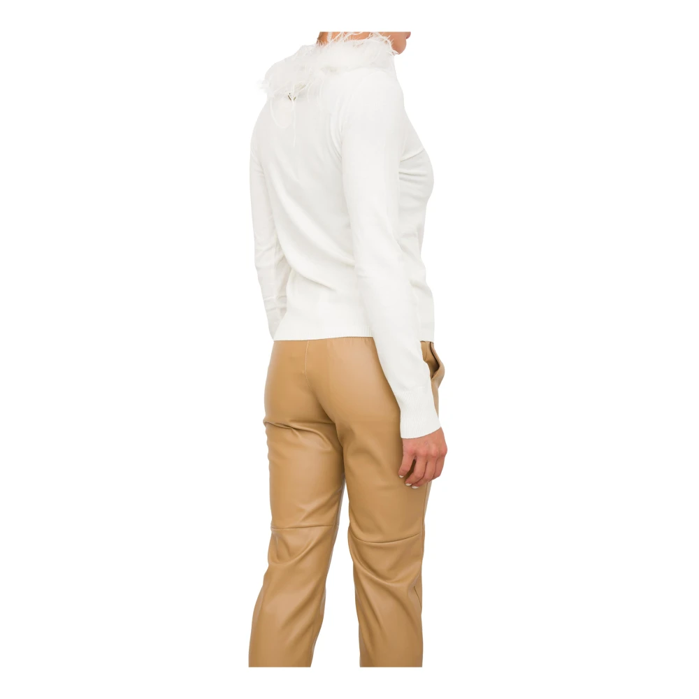 Twinset Witte Gebreide Top White Dames