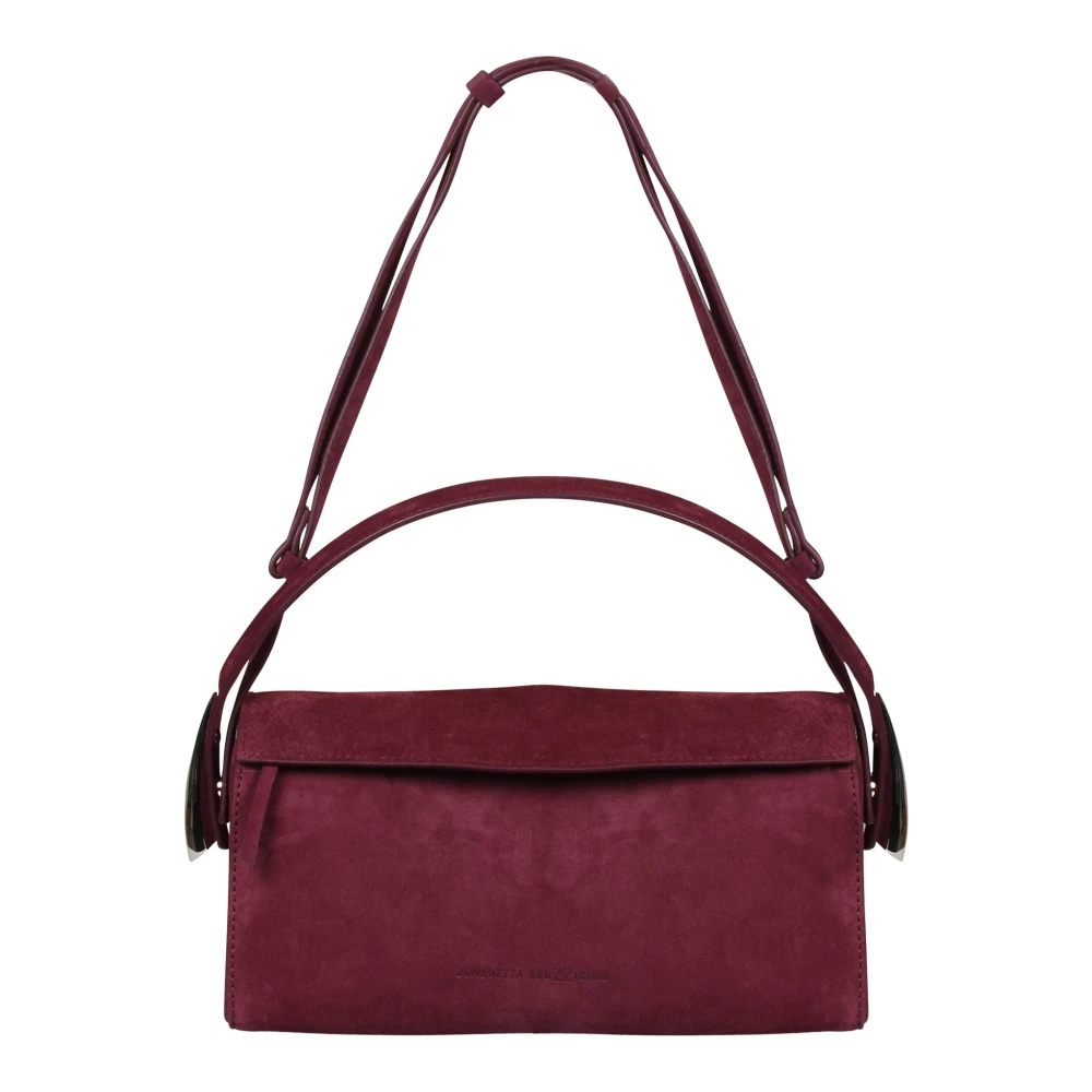 Benedetta Bruzziches Elif Tote Bag met reliëfletters Purple Dames