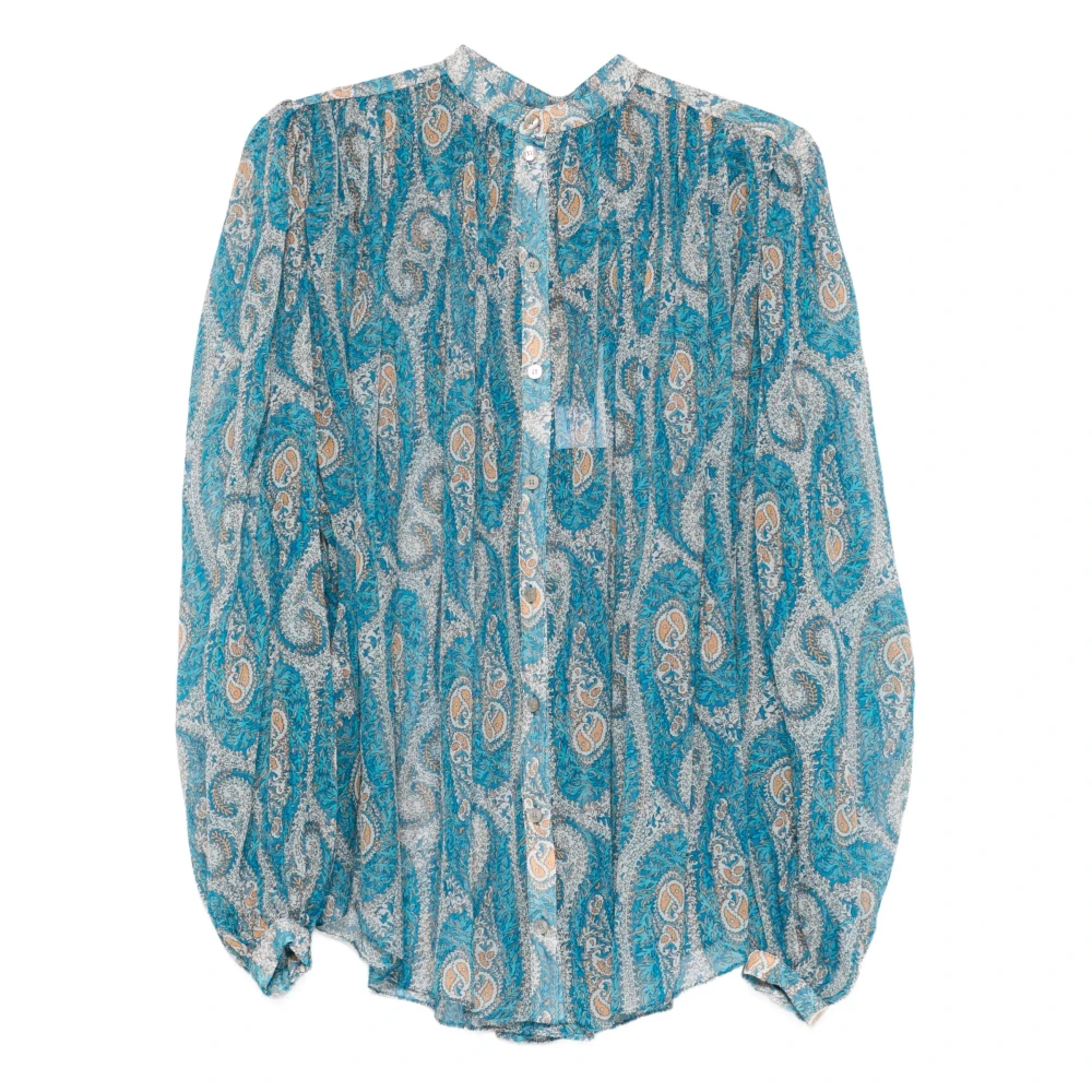 Etro Donna Blu Camicette S, New,