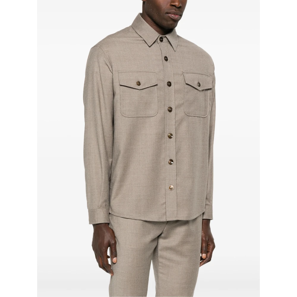 Cruna Zand Shirt Beige Heren