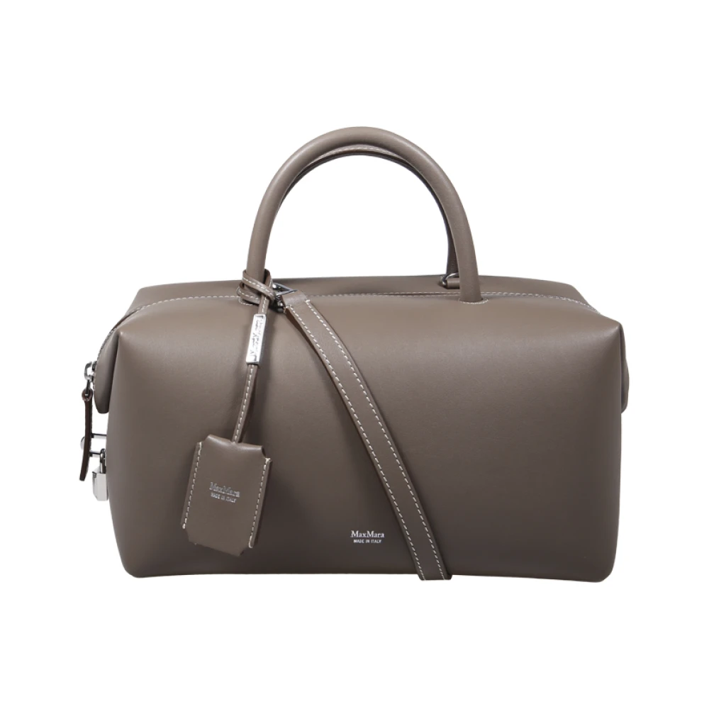Max Mara Brown Holdallm Bag - Female - Handbags - One Size - Bags