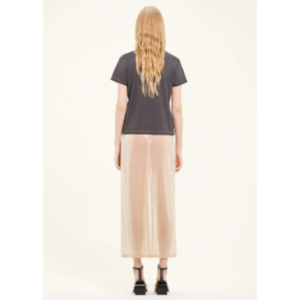 Courrèges Grijze Mode T-Shirt Luxe Black Dames