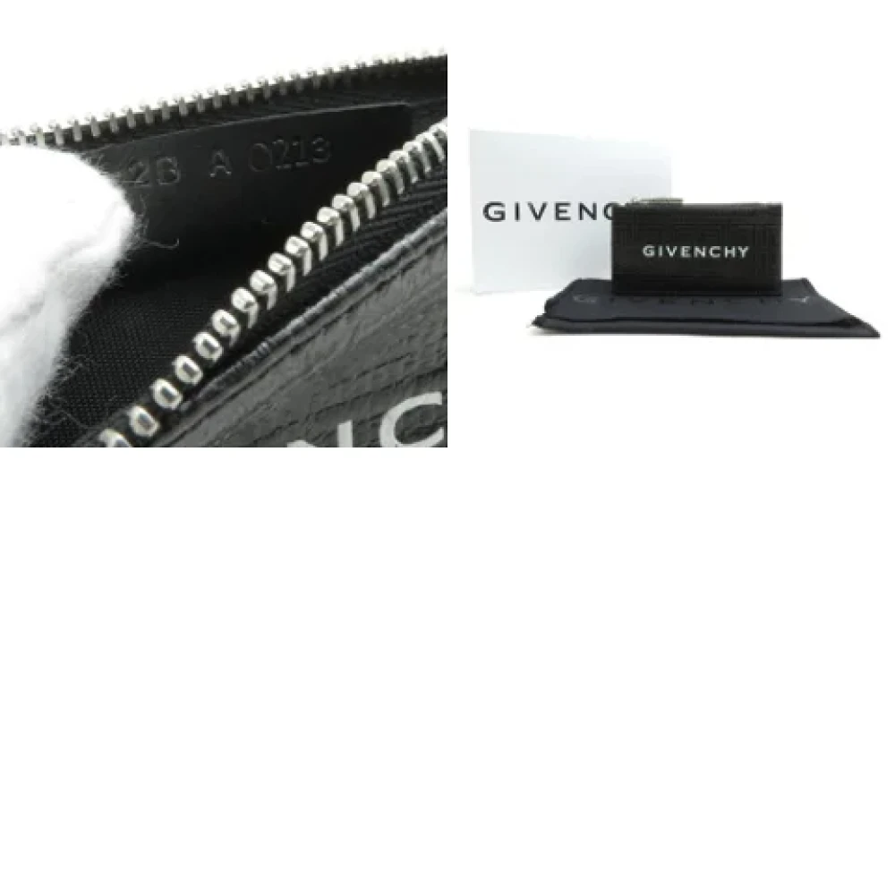 Givenchy Pre-owned Leather wallets Black Heren