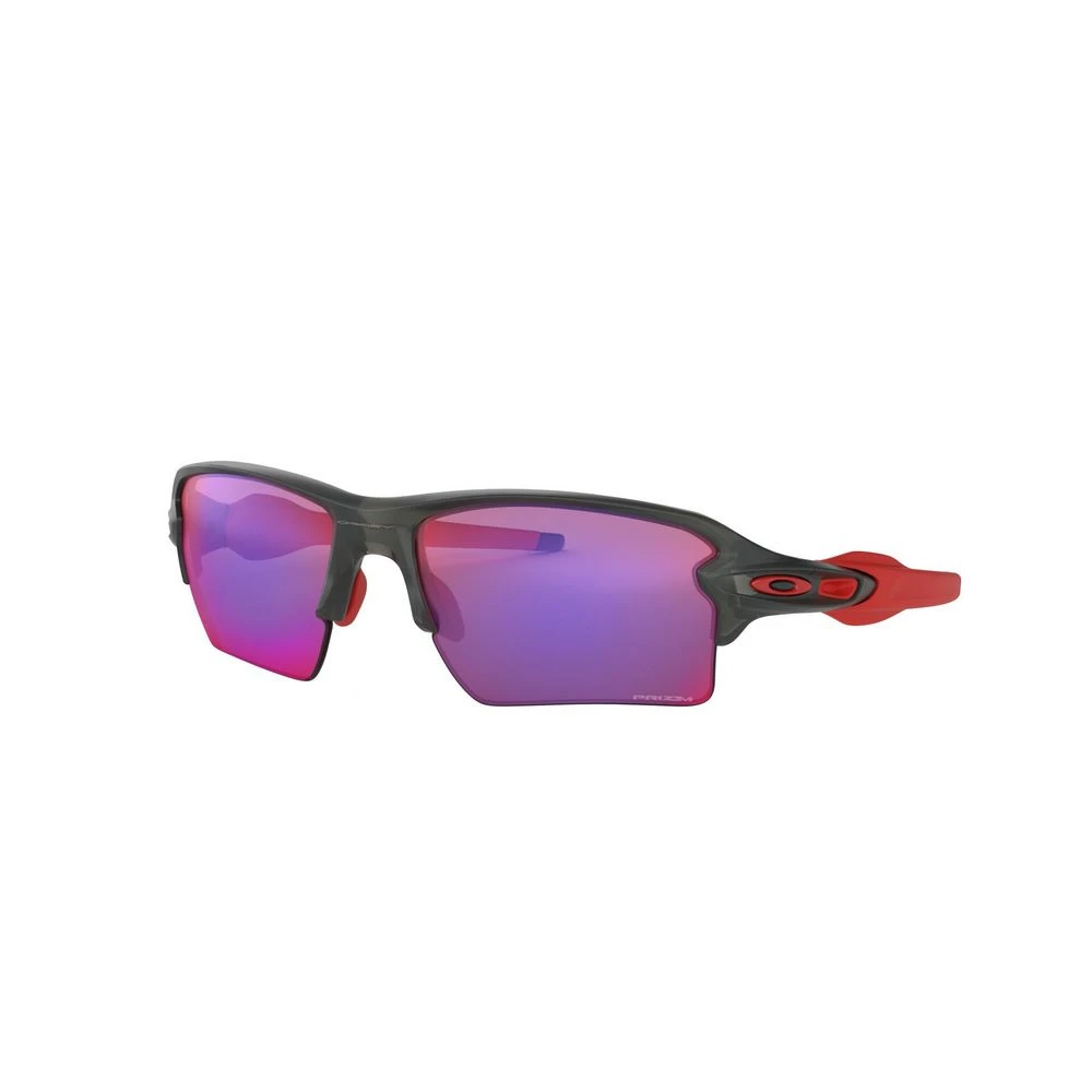 Oakley Men's Gray Sunglasses,, Sporty Sunglasses Multicolor Mirrored Lenses Medium