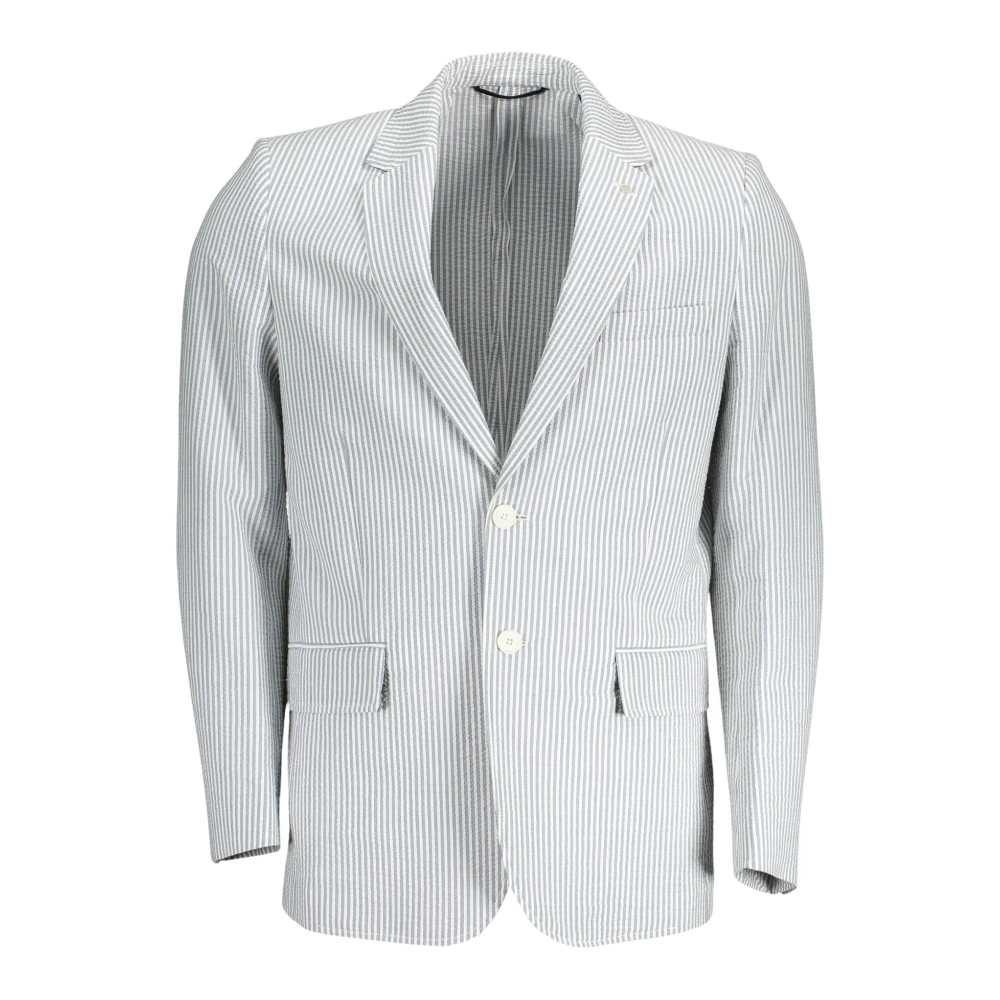 Gant - Jackets > Blazers - White - Gant - Modalova