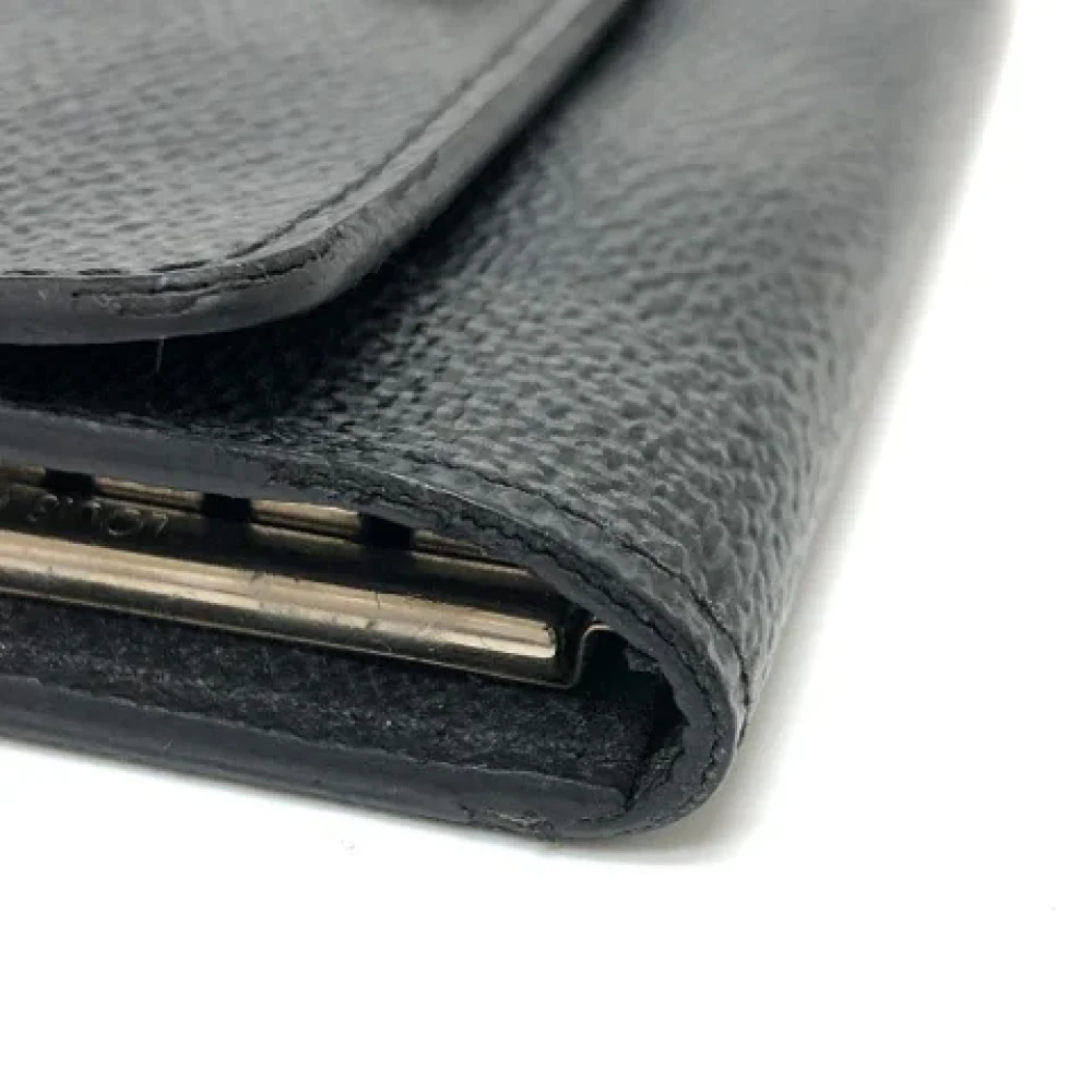 Louis Vuitton Vintage Pre-owned Cotton key-holders Black Dames