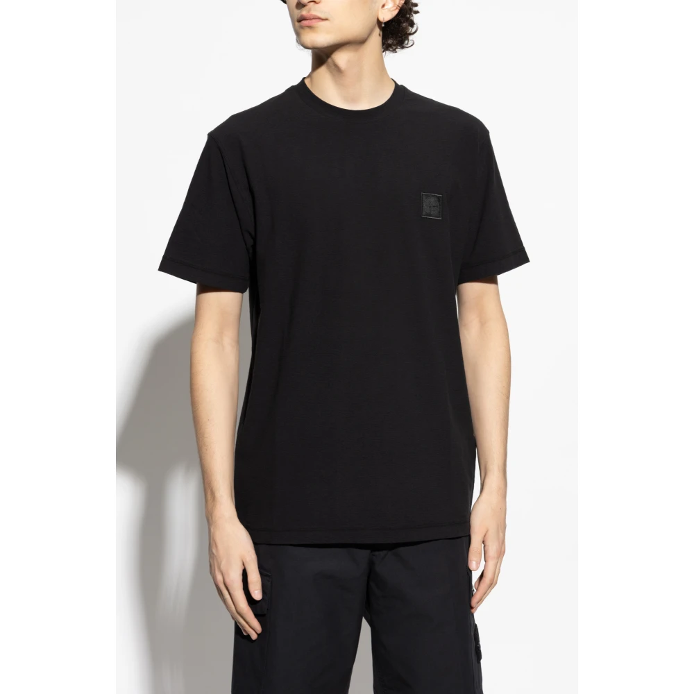 Stone Island T-shirt capsule Ghost Black Heren