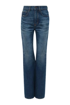 Jeans med raka ben och hög midja