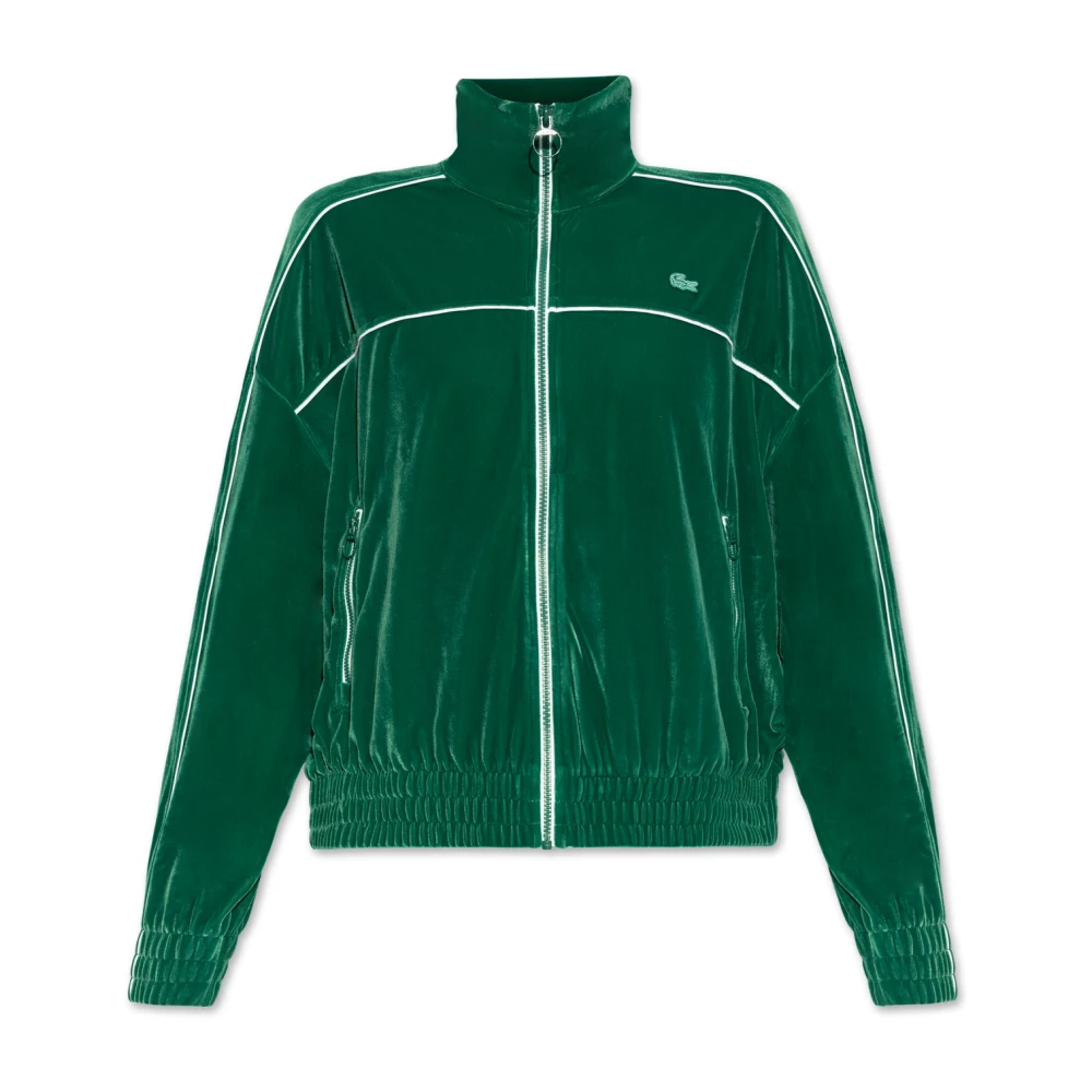 Lacoste Velour sweatshirt Green, Dam