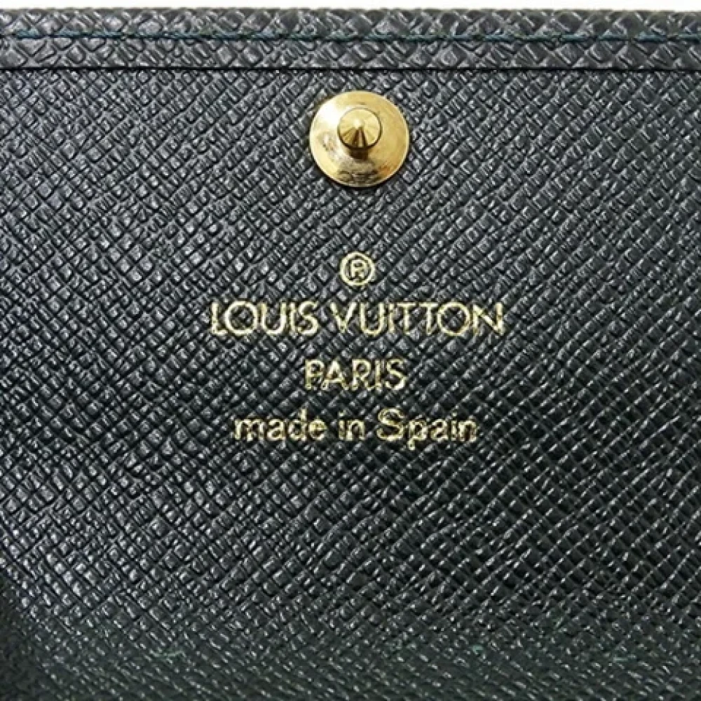 Louis Vuitton Vintage Pre-owned Leather key-holders Black Heren