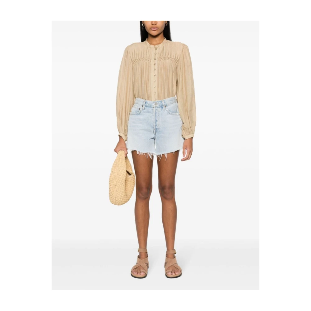 Isabel Marant Étoile Stijlvolle Top voor Vrouwen Beige Dames