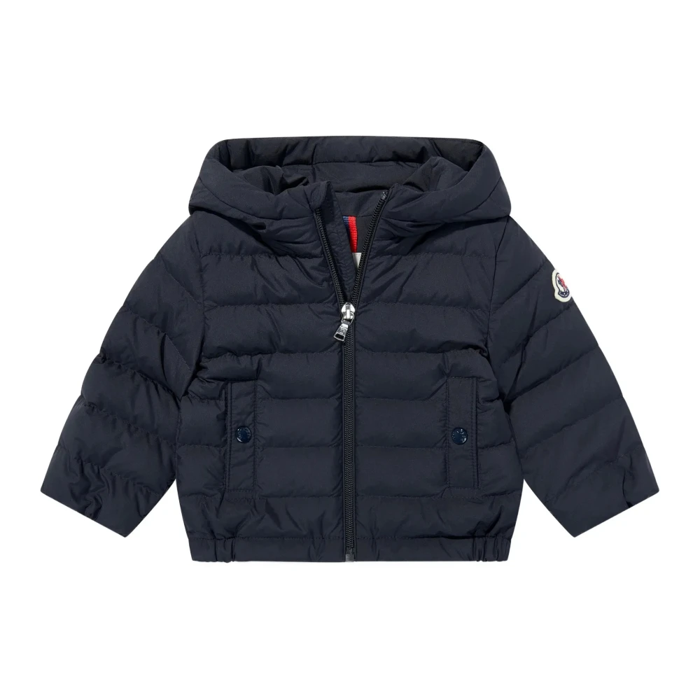 Moncler Unisex Kids Blue Down-Filled Hood Zip Jacket - Winter Jackets - 2 Y - Kids