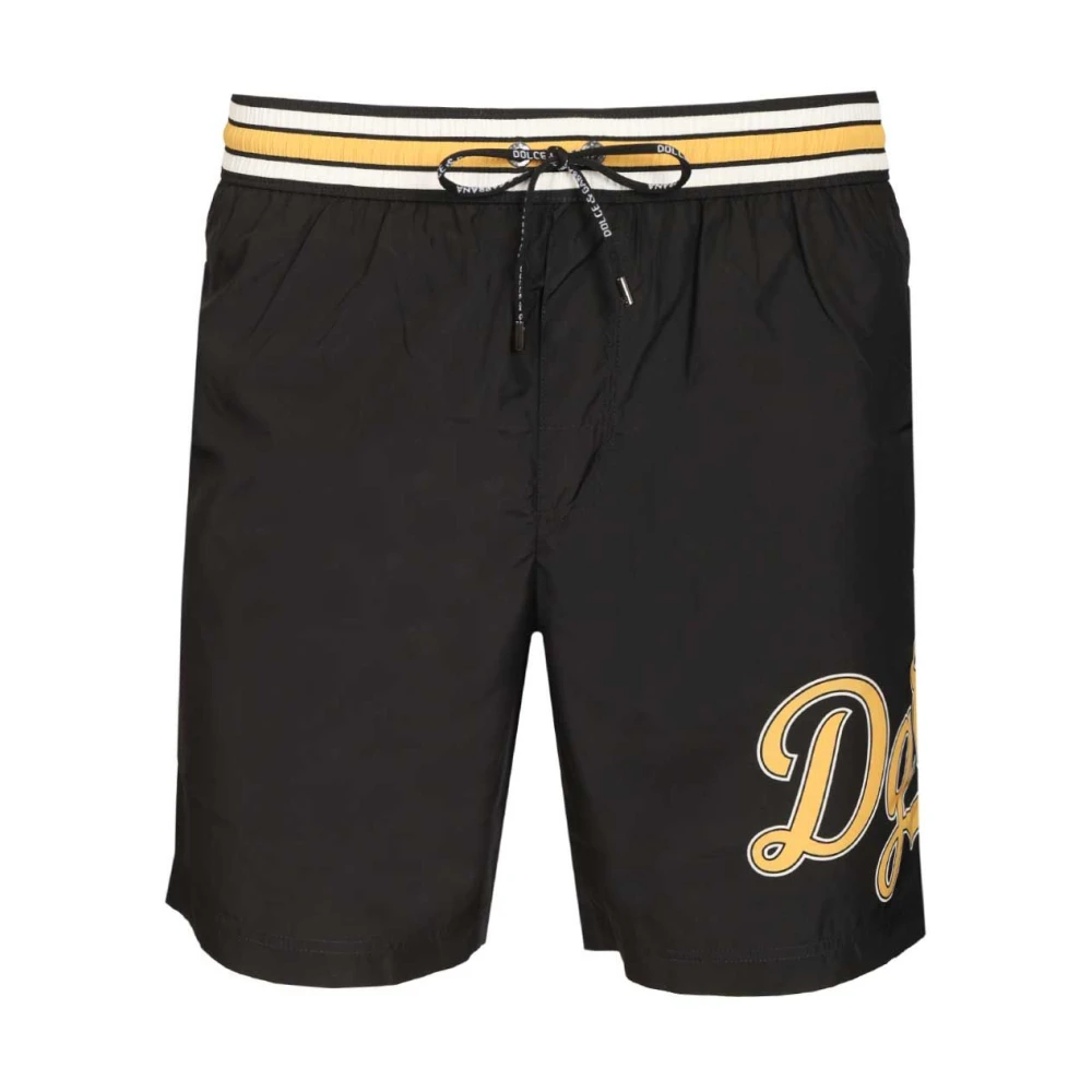 Dolce & Gabbana Herren Schwarz Bademode, K, Mgröße: