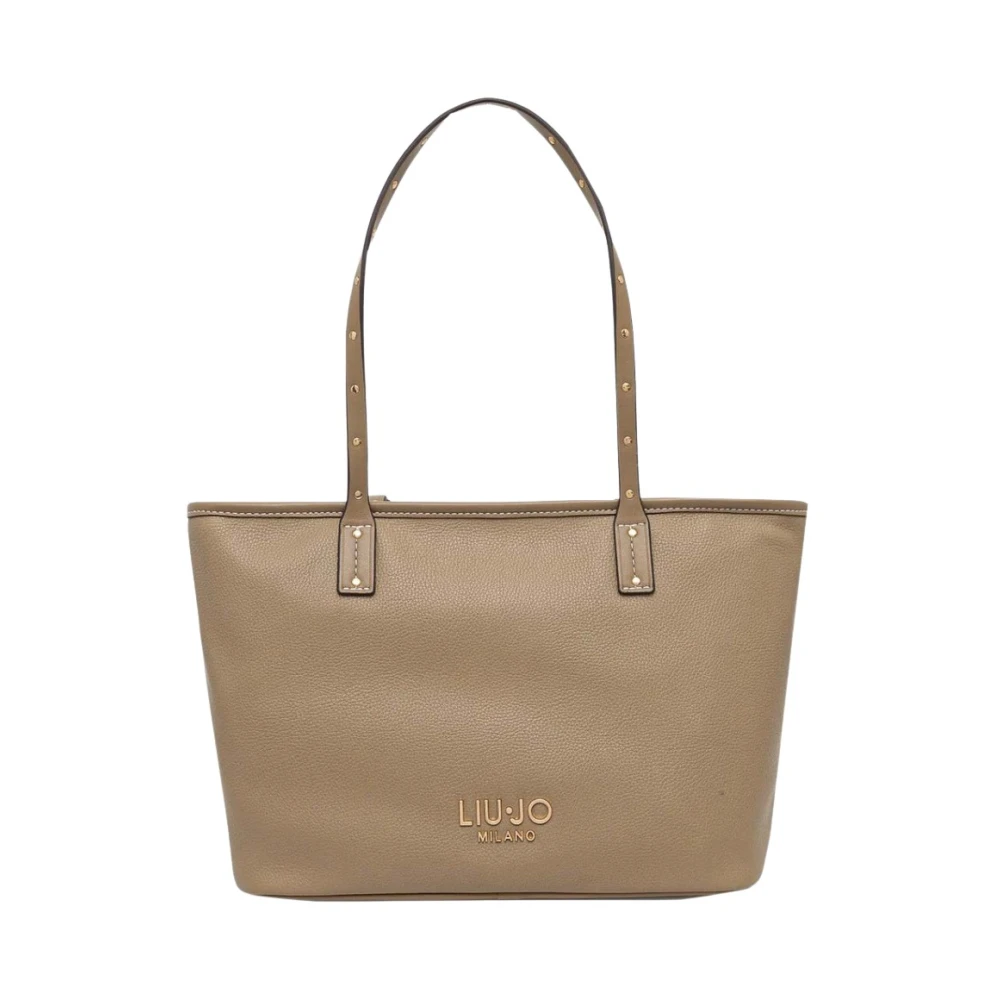 Liu Jo Vrouw Beige Tassen Dames, One Size, Polyester, Evrim Tote Small