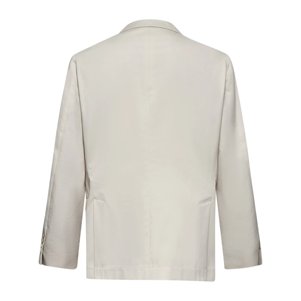 BRUNELLO CUCINELLI Beige Blazer Peak Lapels Jacket Beige Heren