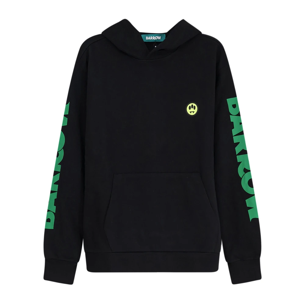 Barrow Black Hooded Sweatshirt - Male - Hoodies - Xl - Sweatshirts & Hoodies