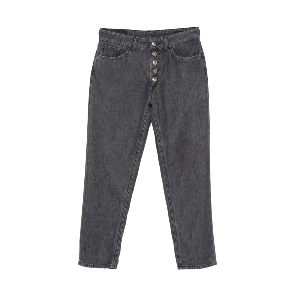 Dondup Donna Nero Jeans, W28, New,