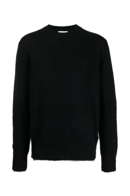 Svart Arrow Jacquard Tröja