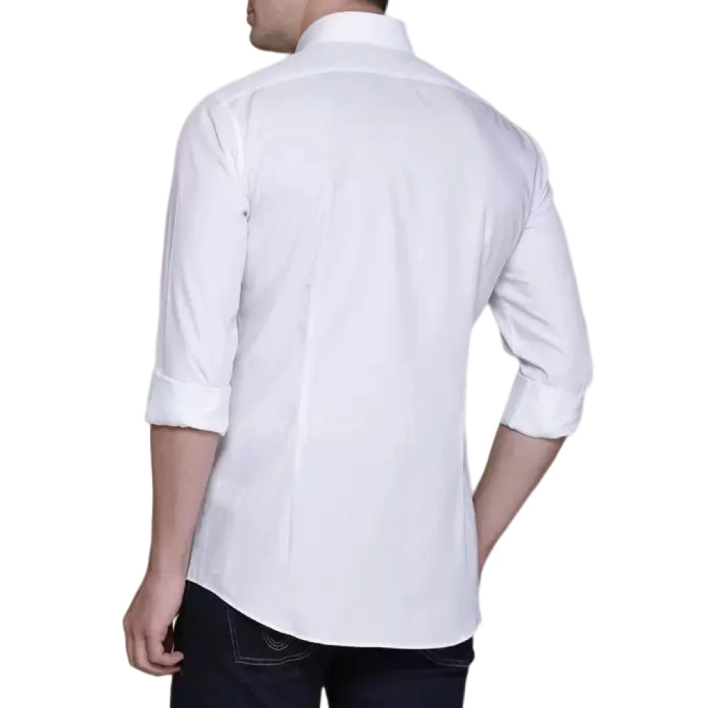 Calvin Klein Stijlvolle Katoenen Overhemd White Heren