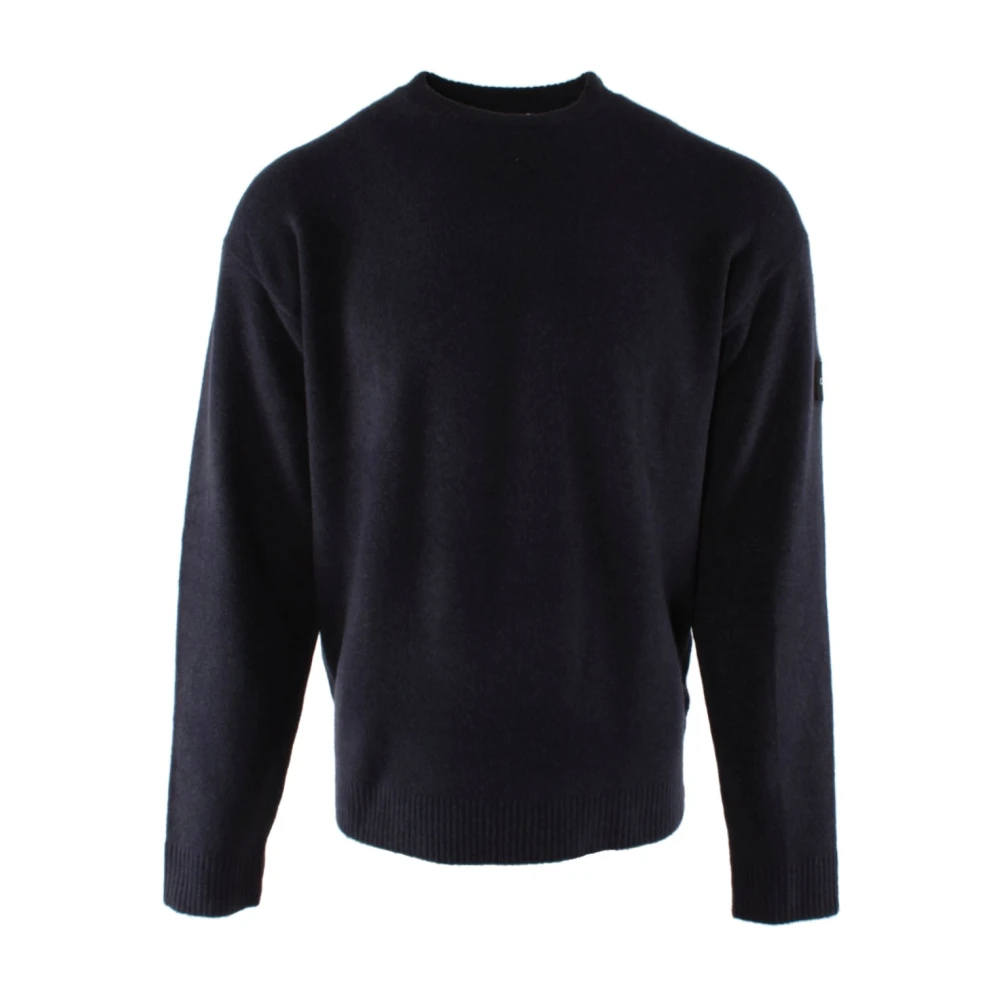 Calvin Klein Heren Trui Jas in Acrylmix Blue Heren