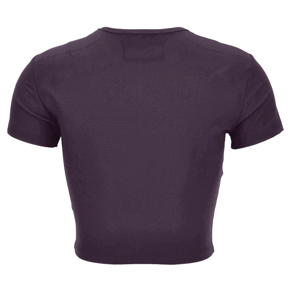 Versace Jeans Couture T-shirts en Polos Purple Dames