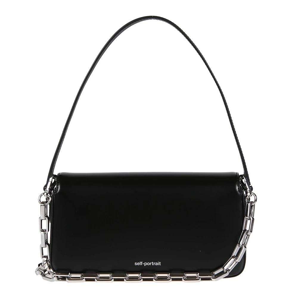 Self Portrait Stijlvolle Baguette Bag voor Fashionistas Black Dames
