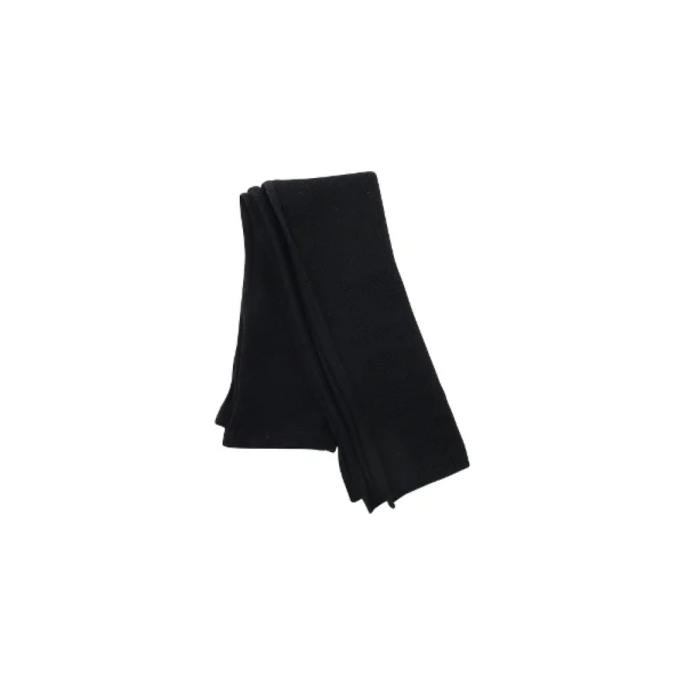 Givenchy Pre-owned Wool scarves Black Dames