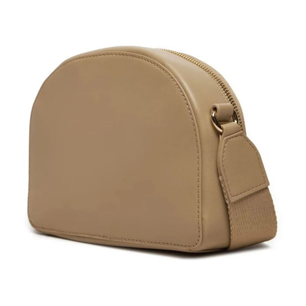 Tommy Hilfiger Maan Crossover Tas voor Vrouwen Beige Dames