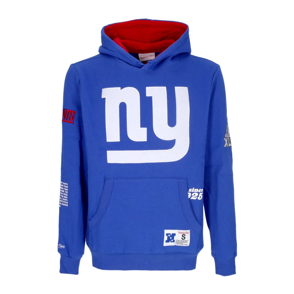 Mitchell & Ness NFL Team Origins Fleece Hoodie Blue Heren