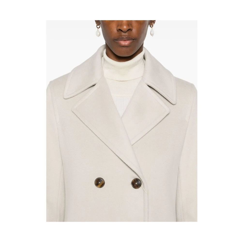 Herno Dubbele Rijgjas Beige Dames