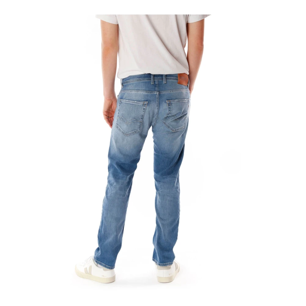 Replay Slim-fit Jeans Blue Heren
