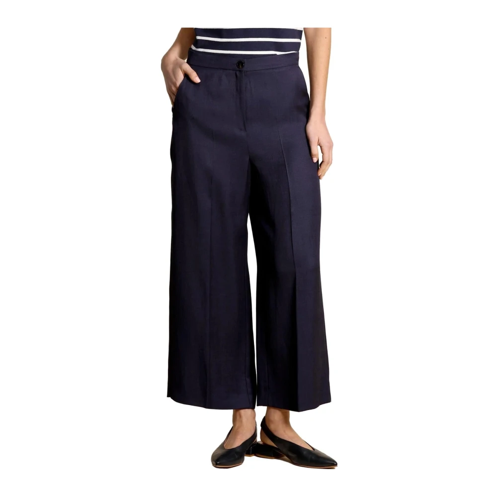 Emme Di Marella Donna Blu - Emmalcuno Wide Pantaloni - Trousers - L