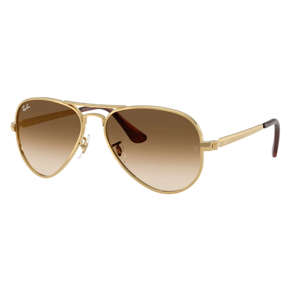 Ray-Ban Unisex Gold Aviator Arista Brown Gradient Rb3925 Aviator Max - Image 4
